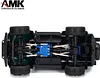 AMK TRX4M 155mm Wheelbase Straight Link Rod Linkages Stainless Steel Turnbuckles & Pro-Links for 1/18 RC Crawler Micro Cars