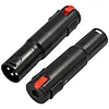 1/4 TRS Female To 3Pin XLR Male Stereo Audio Adapter Lockable Audio Cable Mic Cord Adapter Plug for Mixer Microphone Amplifier