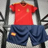Retro 2012 Kids Spain Soccer Jersey Home