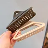 8PCS Minimal Plain Color Triangle Hair Claws