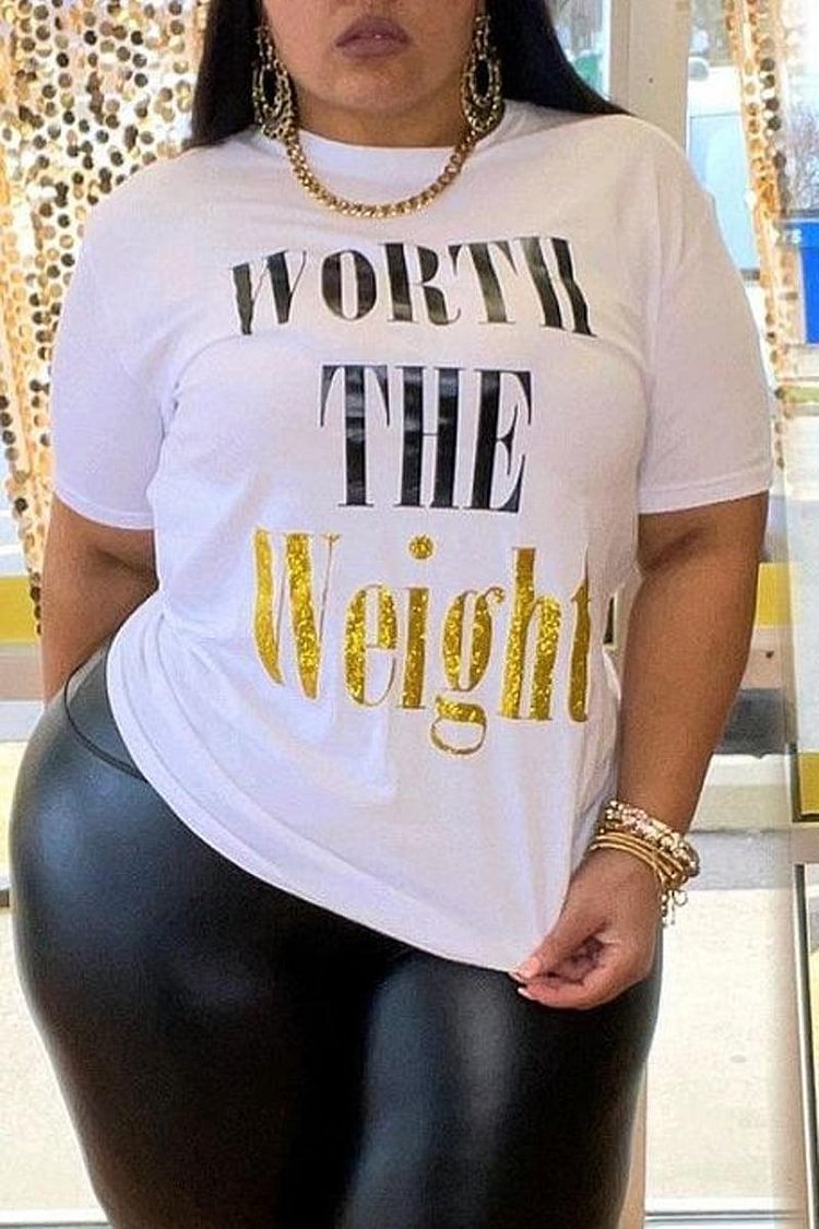 Xpluswear WORTH THE Weight T-shirt