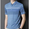 Business Casual ice Silk Polo Shirt