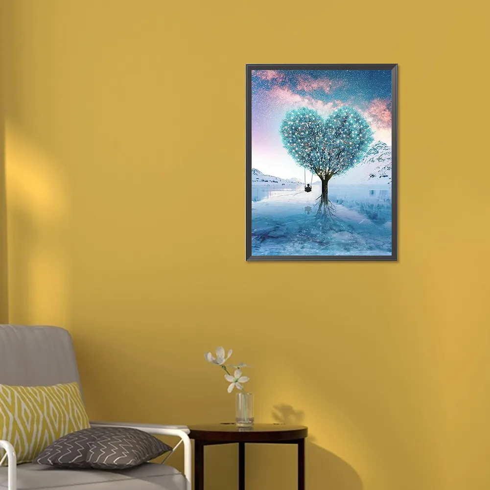 Full Round Diamond Painting 30*40cm - Strange Tree