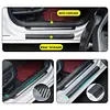 Carbon Fiber Anti Scratch Tape Waterproof Protection Film Cuttable for Car Trunk