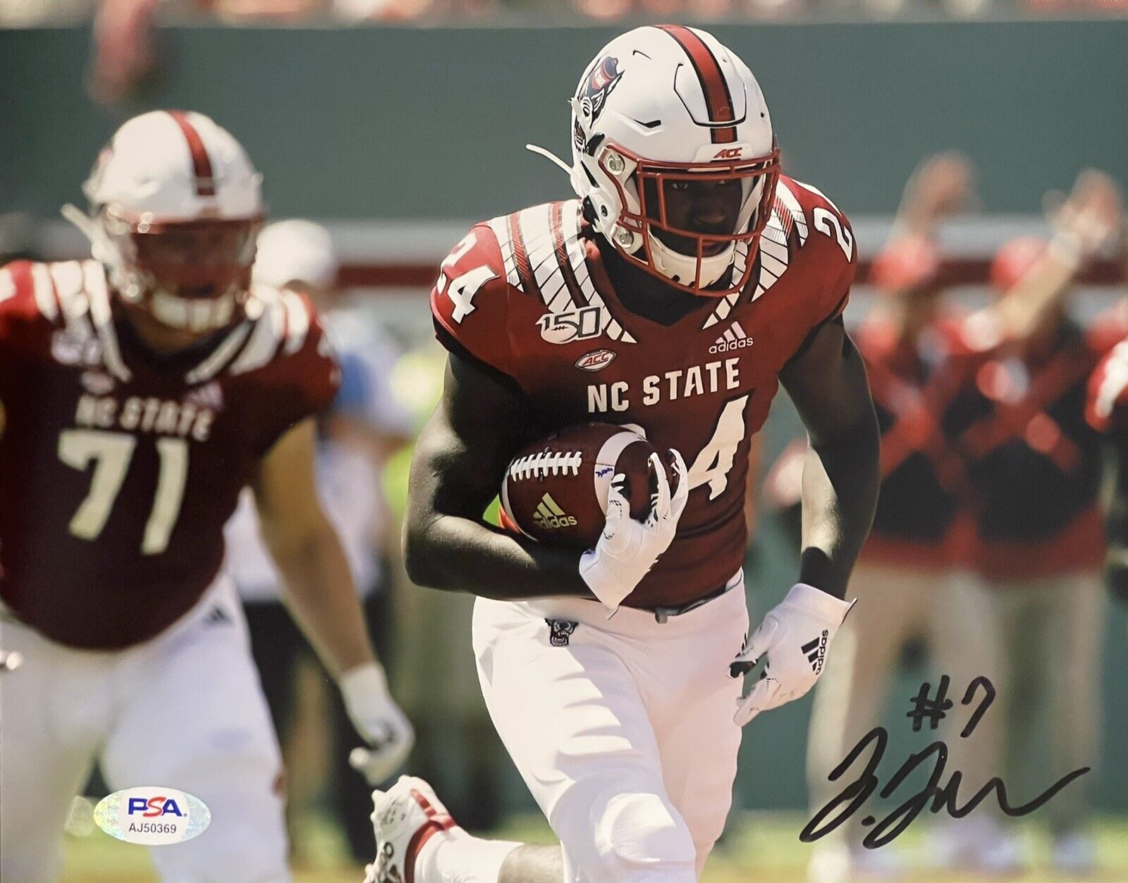 Zonovan Knight Signed Autographed NC State Wolfpack 8x10 Photo Poster painting PSA/DNA