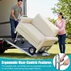 [US Local Warehouse] 3 in 1 Folding Hand Truck Dolly Cart with Wheels 550LBS Capacity Heavy Duty Collapsible Moving Dolly for Logistics Shopping Home Office