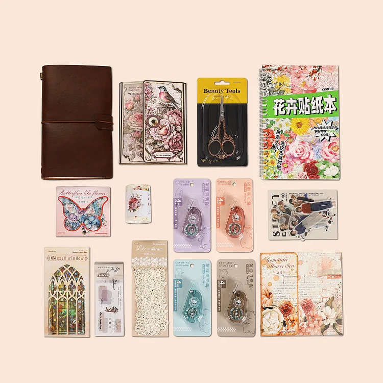 Journalsay August 2023 Journal Set - Sea Of Flowers Promise