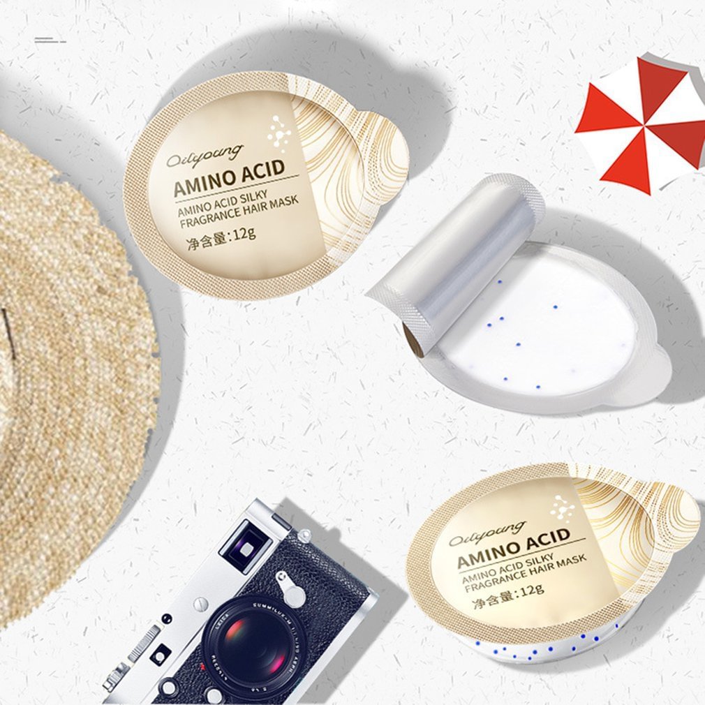 Portable Amino Acid Hair Mask Repair Keratin Anti Hair Loss Treat Dry