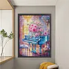 Piano-16CT Stamped Cross Stitch Egyptian Cotton 74*93cm/29.13*36.61in (Big Size) tapestrymarket