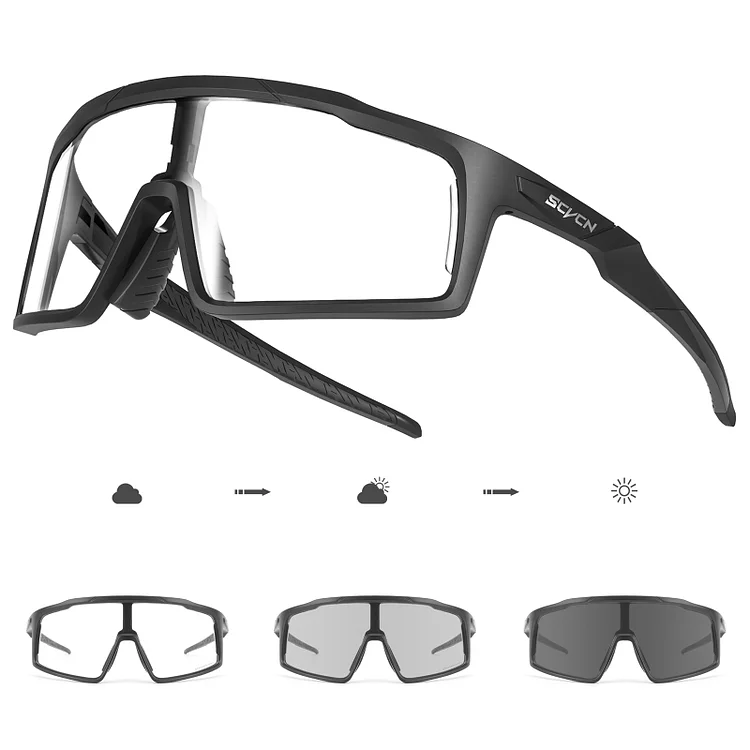 Alpland Sports Glasses For Cycling & Triathlon - Clear Lens, 100% UV Protection, Unisex Adult Fit