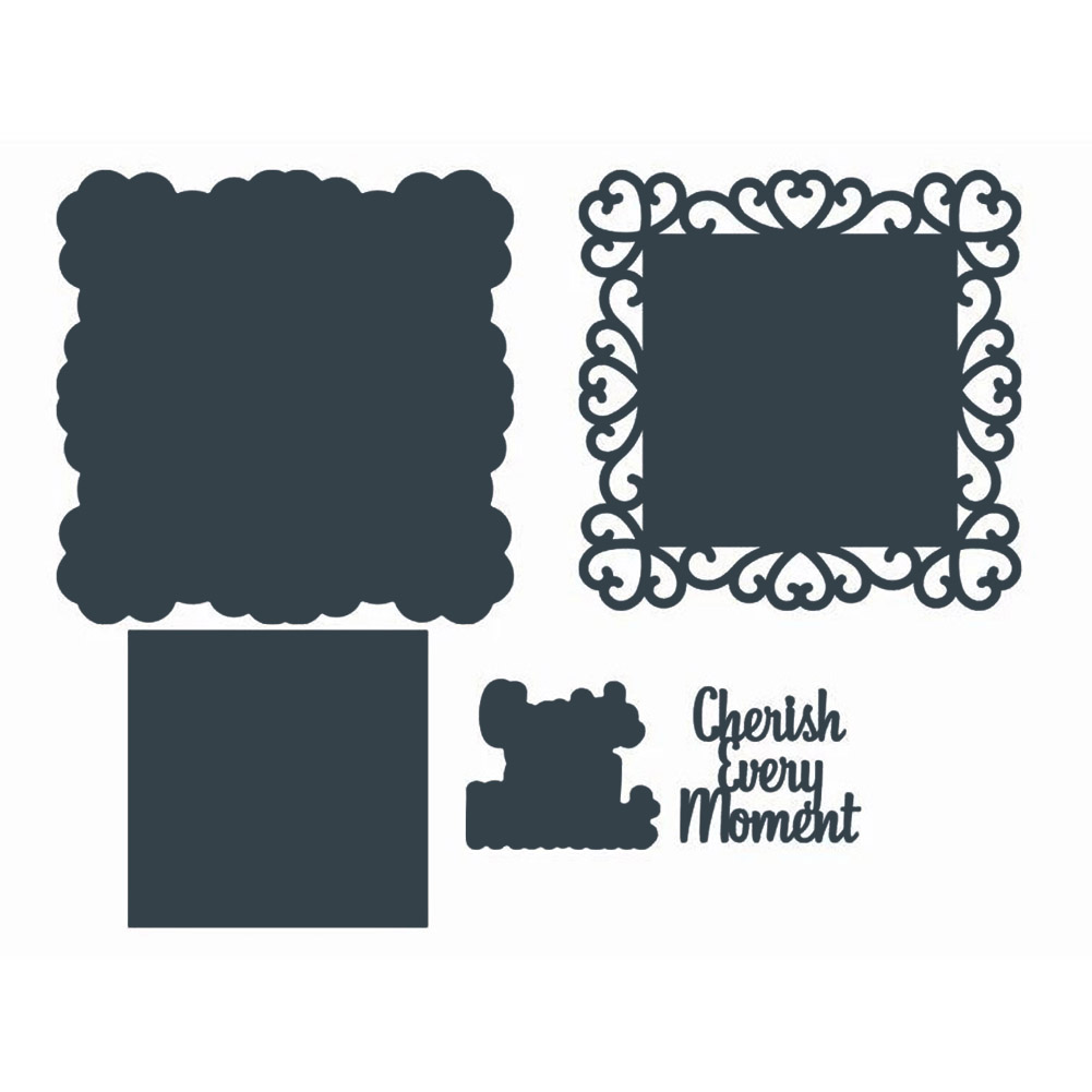 

Square Border - Paper Craft Cutting Dies, 501 Original