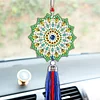 DIY Mandala Diamond Painting Drill Car Ornament Mosaic Bag Decor Pendant Kit