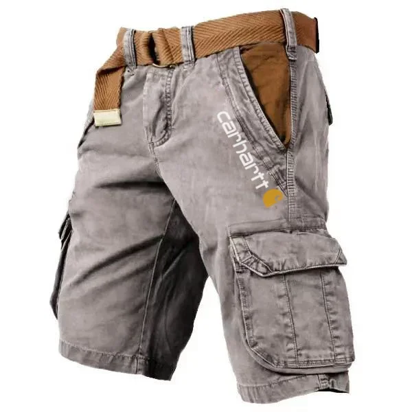 Men's Multiple Pockets Wear-Resistant Cargo Shorts