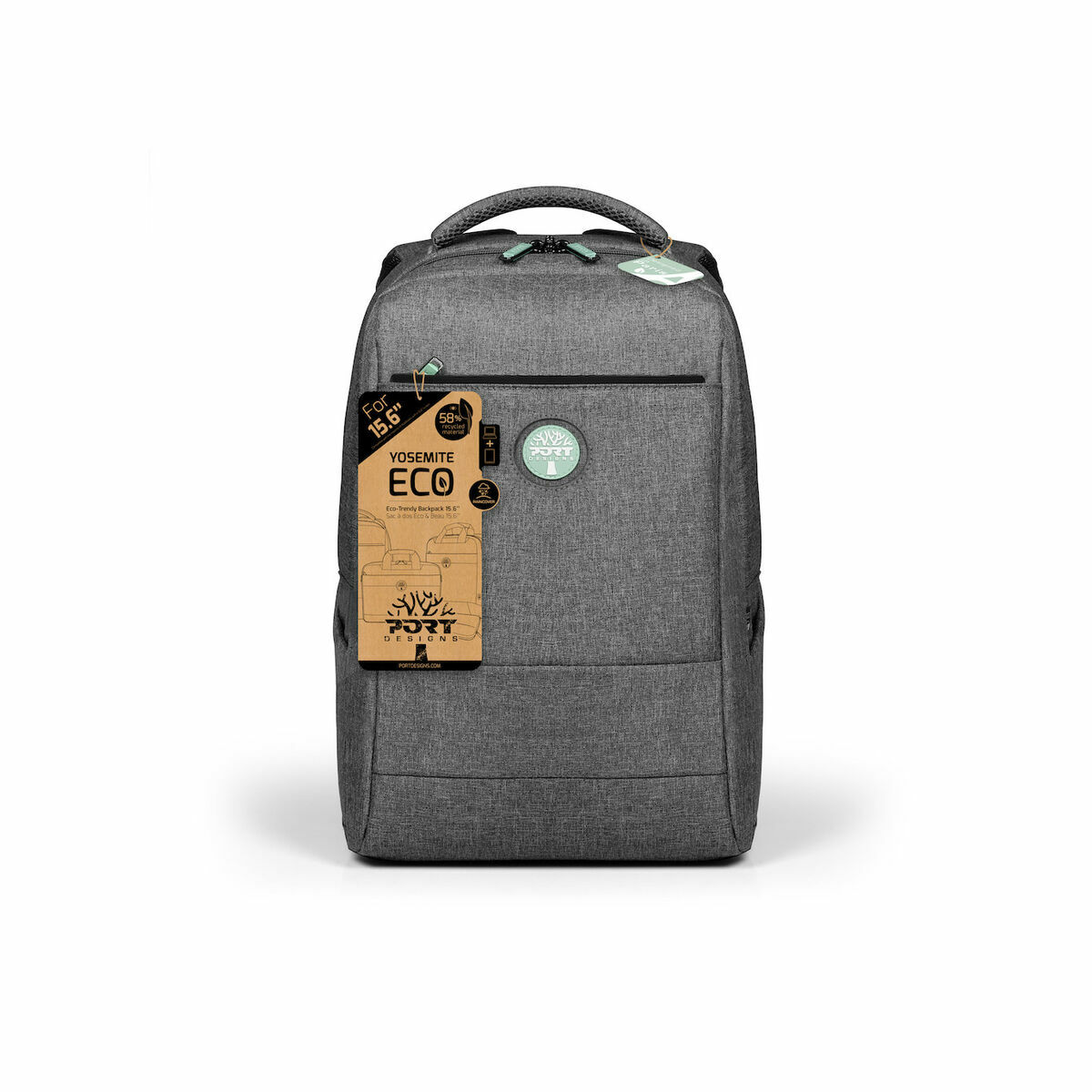 Laptop Backpack Port Designs YOSEMITE Eco XL Grey