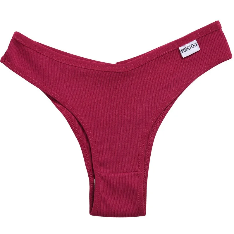 FINETOO 1/2PCS Cotton Lingerie Women Pantys Sexy Underwear For Women Low-Rise Bikini Briefs Female Underpants M-XL Panties 2021