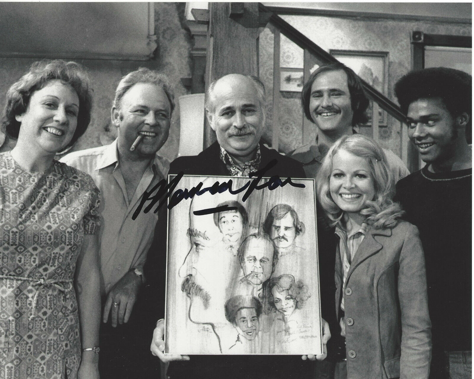 NORMAN LEAR TV SHOW CREATOR & PRODUCER SIGNED AUTHENTIC 8X10 Photo Poster painting B w/COA PROOF