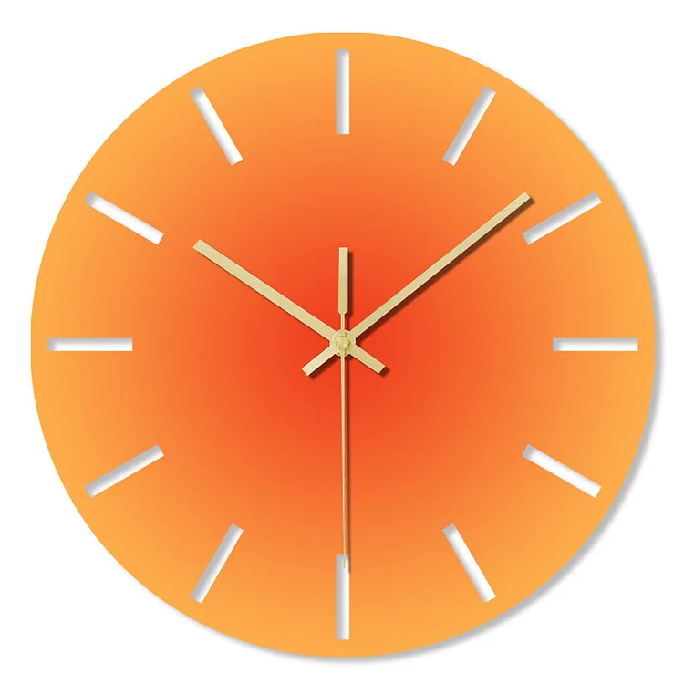 Gradient Color Wall Clock