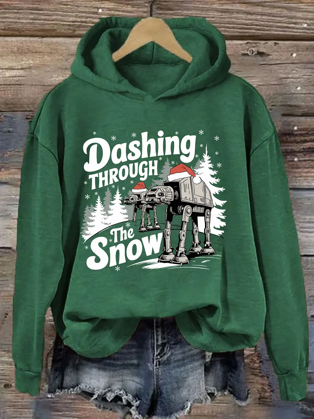 Dashing Through The Snow Christmas Hoodie