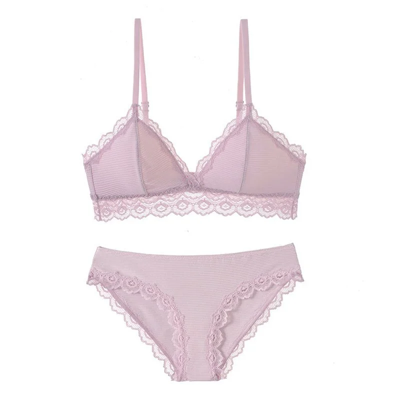 Meet'r Fashion Sexy Bra set Women's Push Up Lace Underwear Bra And Panties Thin Breathable Brassiere Lingerie set Free Shipping