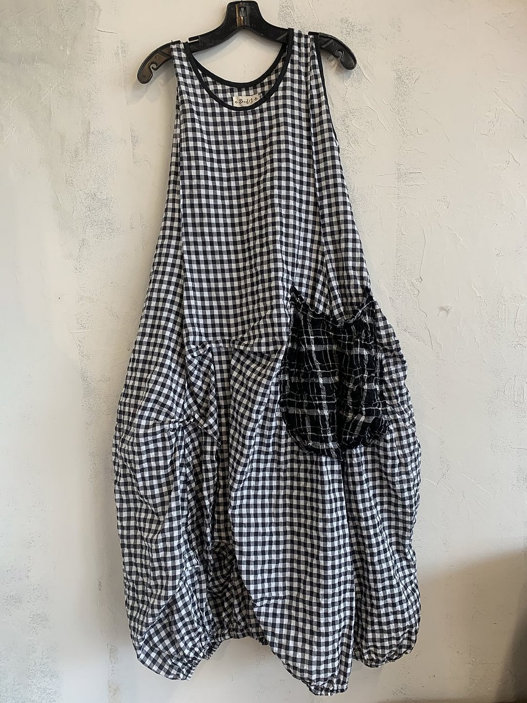 plus size checkered pants