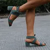 Gioiacombo&trade; Nuovi sandali con tacco alto in pelle con fiocco alla moda da donna