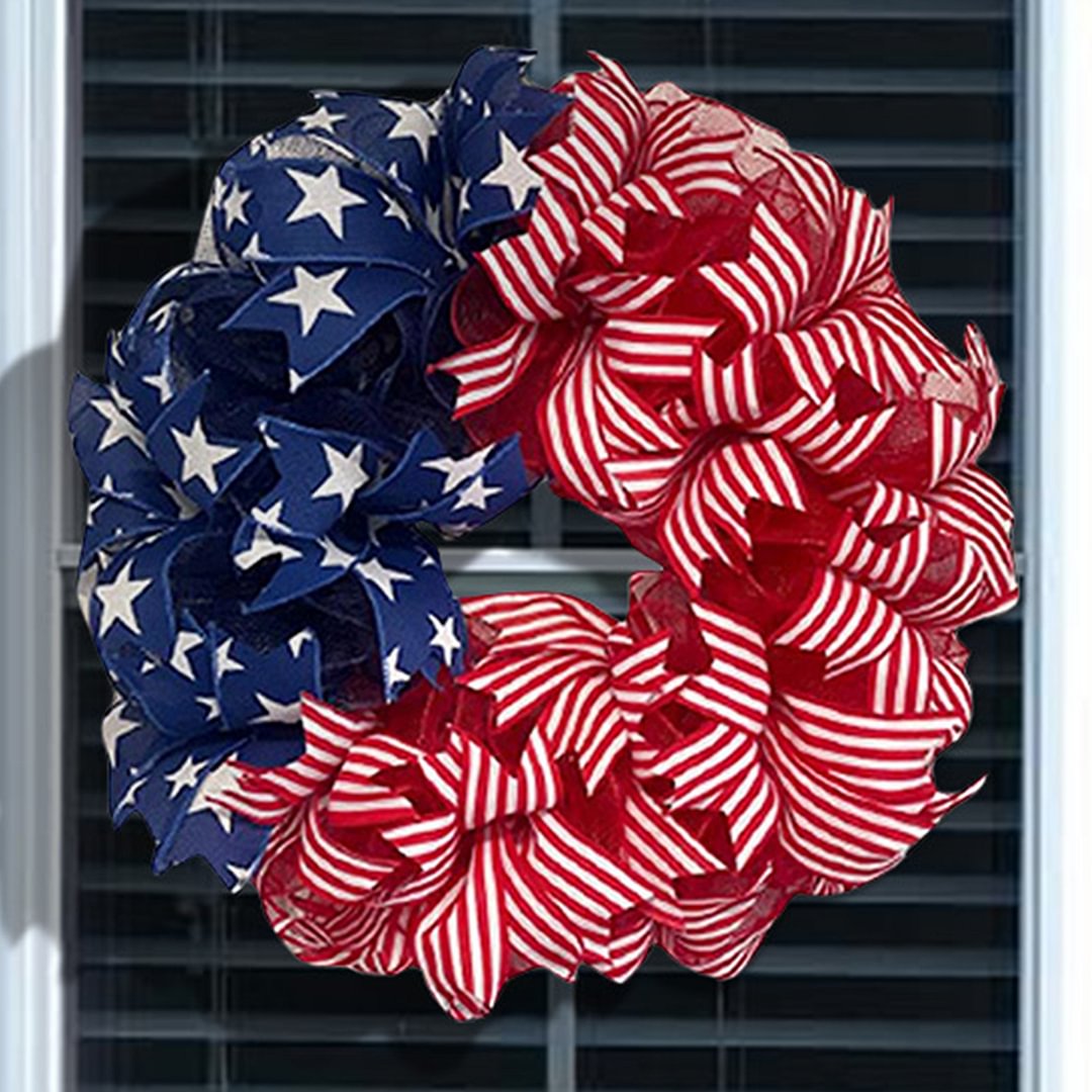 Small Independence Day Wreath Patriotic Wreaths For Windows