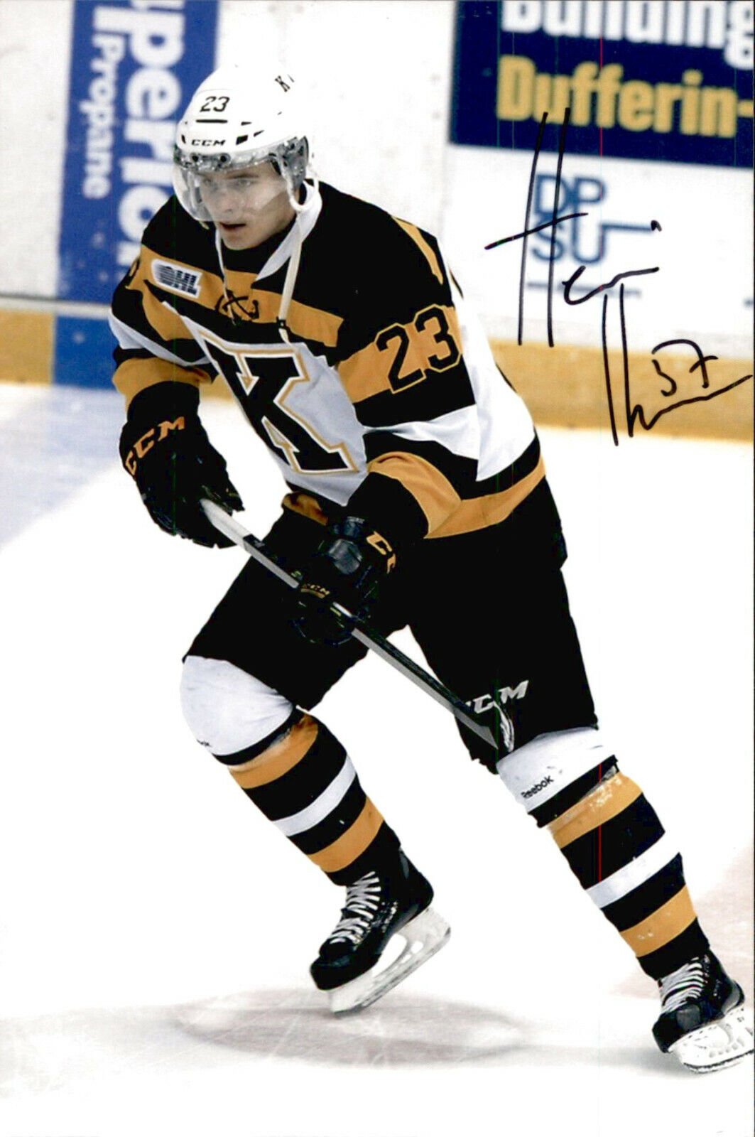 Henri Ikonen SIGNED 4x6 Photo Poster painting KINGSTON FRONTENACS / TAMPA BAY LIGHTNING #2