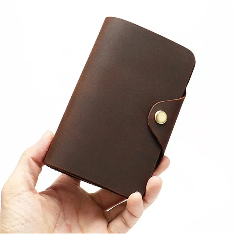 Durable Comfy Leather Casual Cash Cards Holder Wallets
