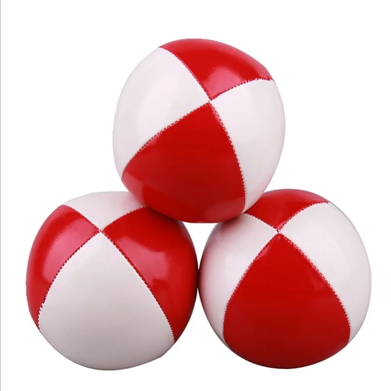 3pcs Clown Professional Juggling Ball Educational Toy Children Fun Sports PU Soft Stage Show Juggling Ball Toy