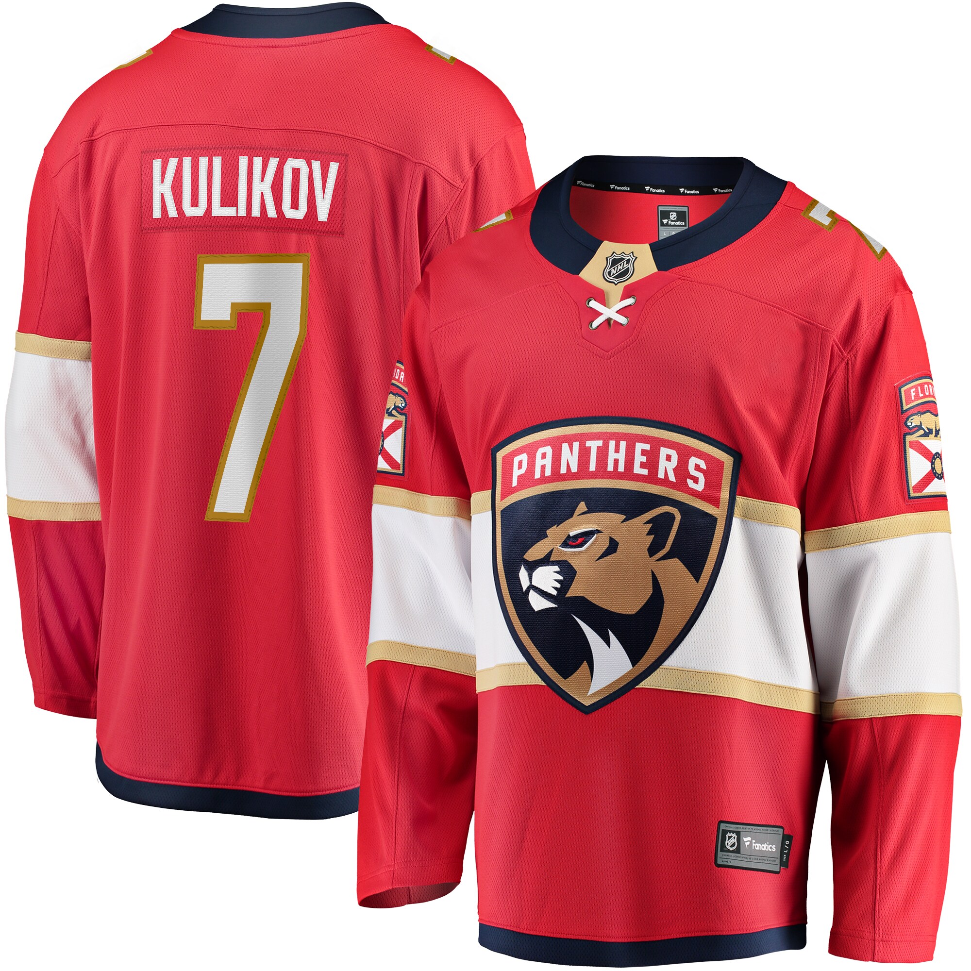 Dmitry Kulikov Florida Panthers Fanatics  Premier Breakaway   Jersey &ndash; Red mysite