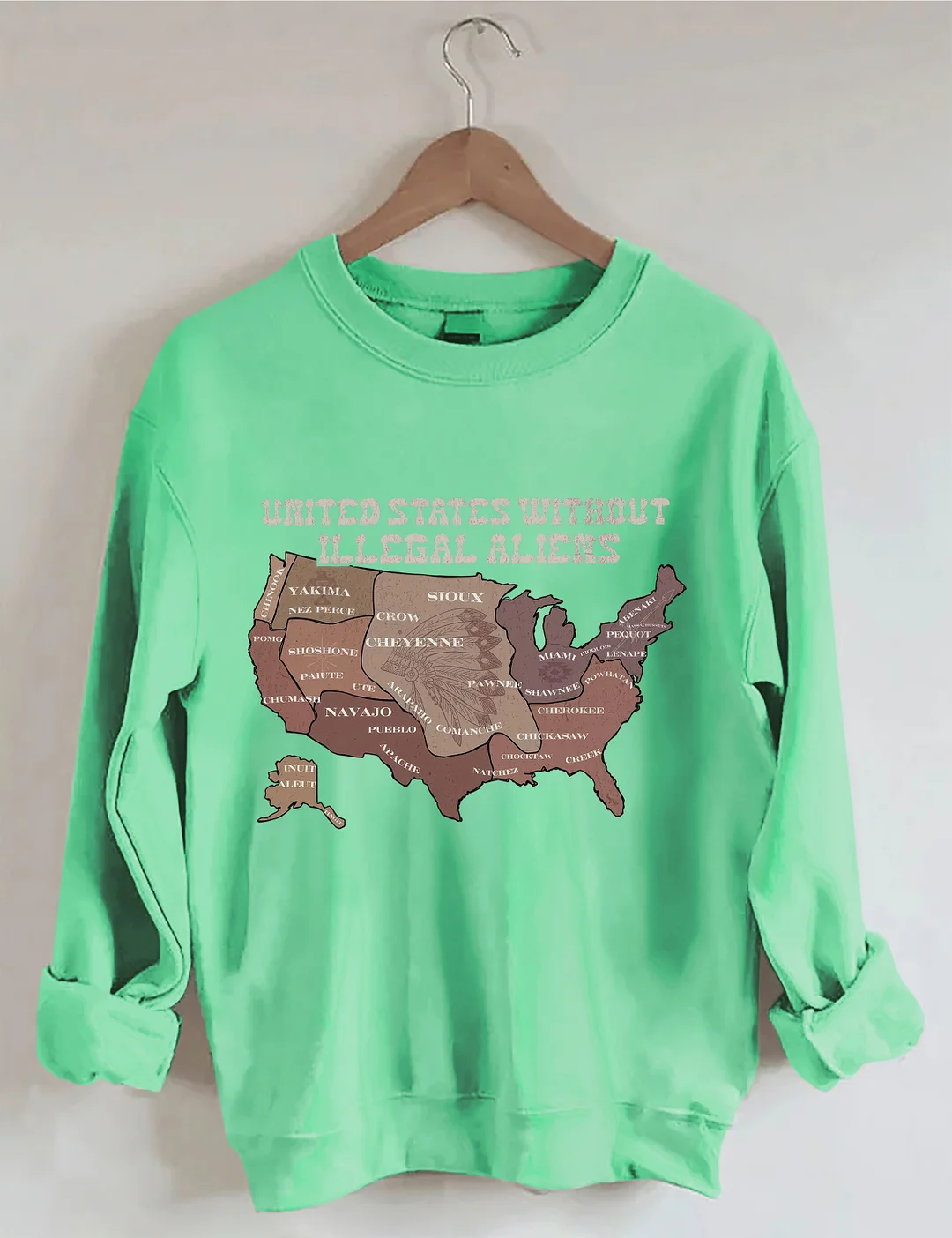 United States Without Illegal Aliens Sweatshirt