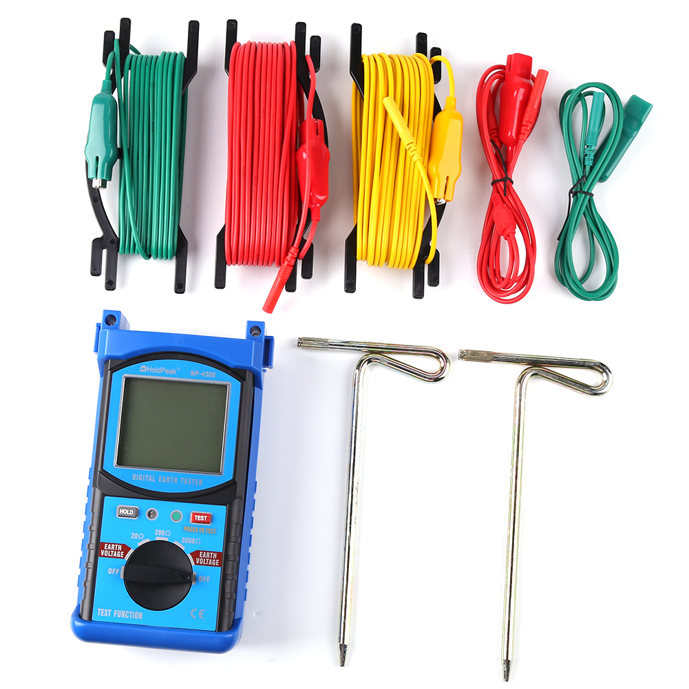 

HoldPeak HP-6688C 1000V 1999M Digital Insulation Resistance Tester Megger, 501 Original