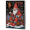DIY Santa Claus Special Shaped Diamond Painting Notebook