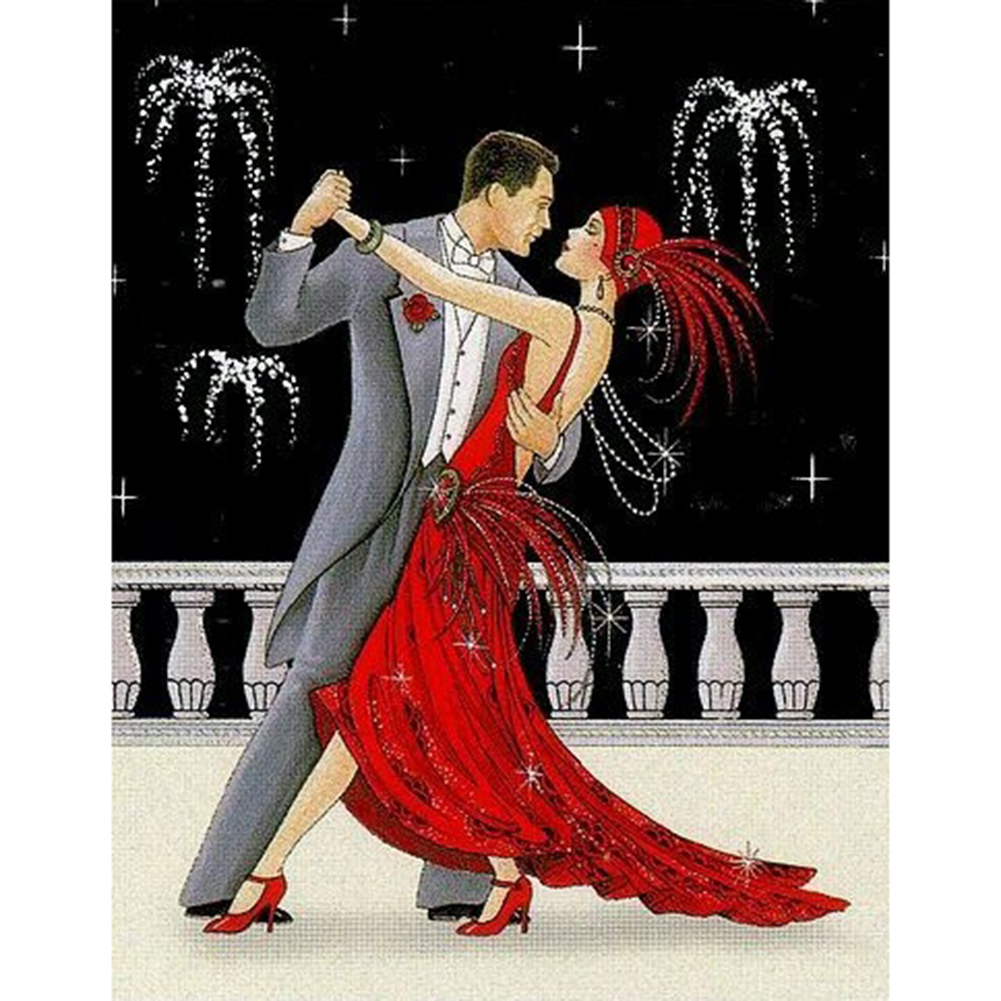 

40*50CM - Round Drill Diamond Painting - Elegant Lady, 501 Original