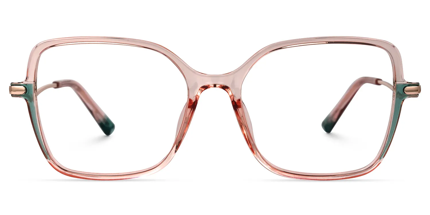 Neema Rosa Rechteckig Brille Rosa