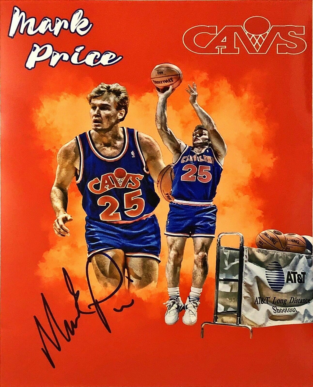 Mark Price Autographed Signed 8x10 Photo Poster painting ( Cavaliers ) REPRINT