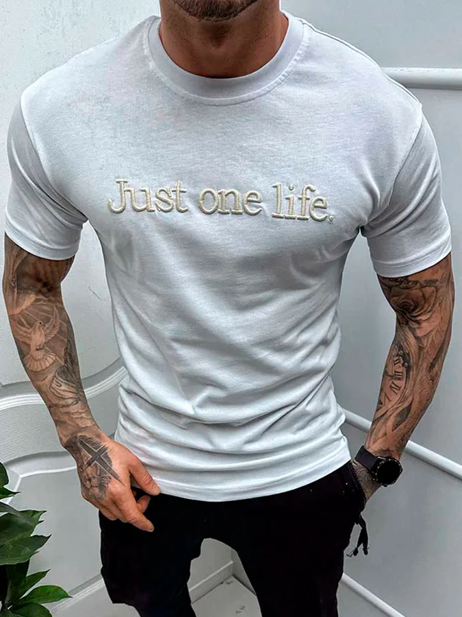 Crewneck Short Sleeve T Shirt