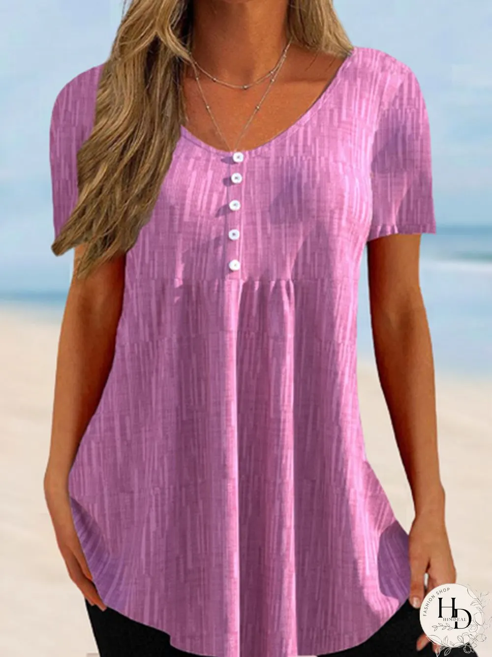 Basics Regular Fit V Neck T-Shirt
