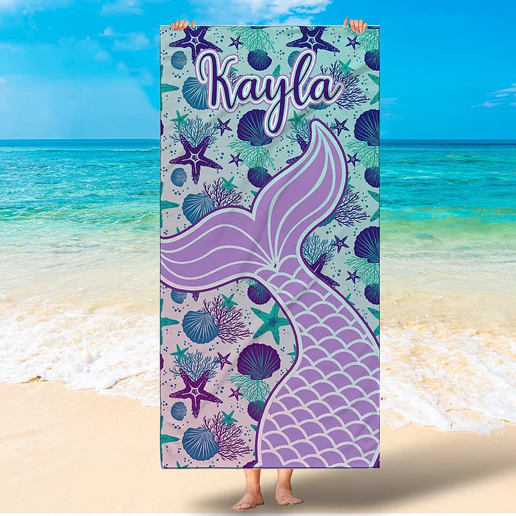 BlanketCute-Personalized Bath Towel with Your Name | 15