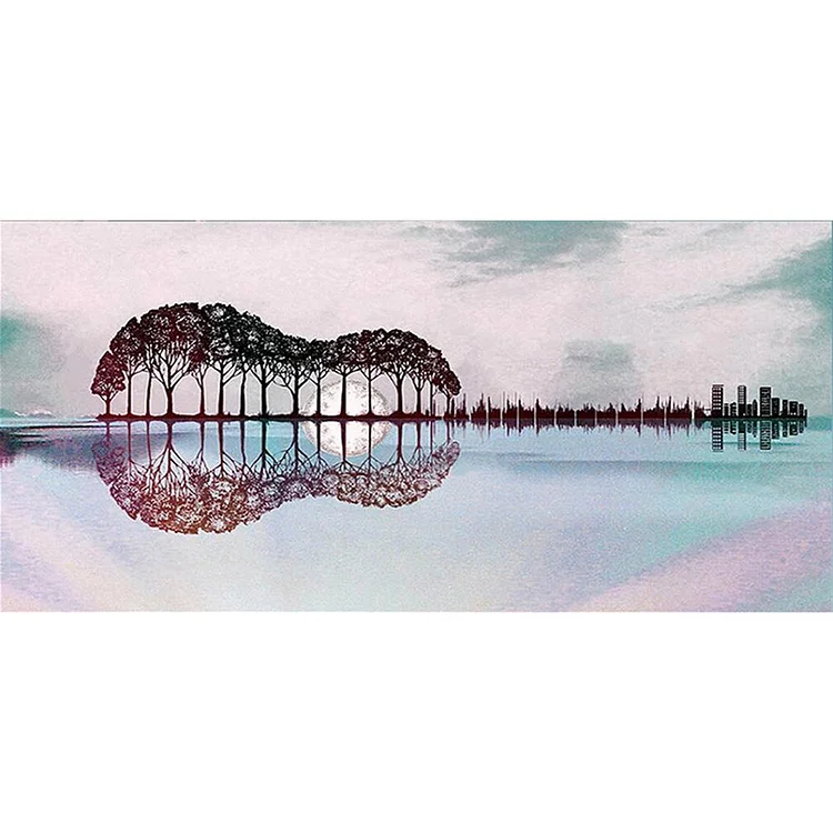 Violin - Full Round - Diamond Painting(90*45cm)