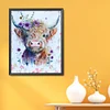Highland Cattle-11CT Stamped Cross Stitch 40*50cm
