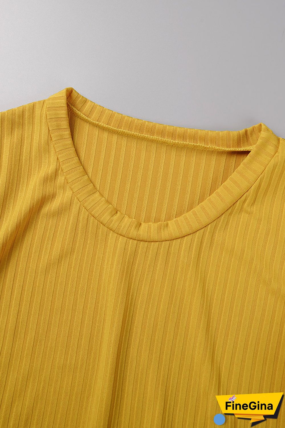 Blue Casual Solid Basic O Neck Short Sleeve Two Pieces