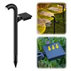 Solar Pathway Lights Decorative Path Light Solar Powered Outdoor Landscape Lighting for Driveway Lawn Patio Garden Yard