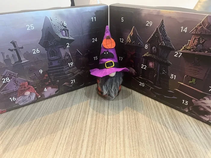 2024 Halloween Countdown Advent Calendar Gnome Blind Box（Save 49% in the last week of pre-sale）