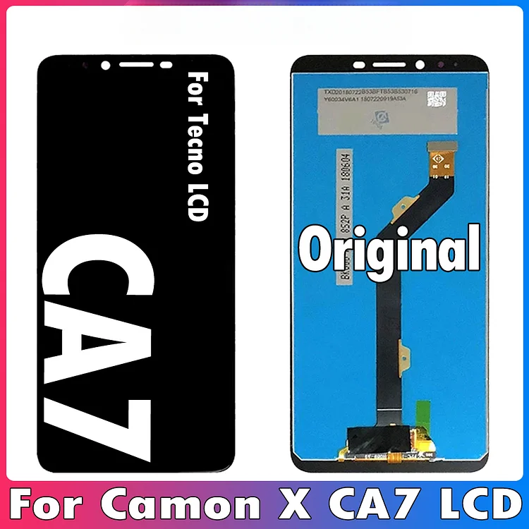 6.0inch Original For Tecno CA7 LCD Display Touch Screen Digitizer Assembly For Tecno Camon X CA7 LCD Display Repair Parts