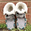 Women's Shoes Beaded Shoes Moccasin