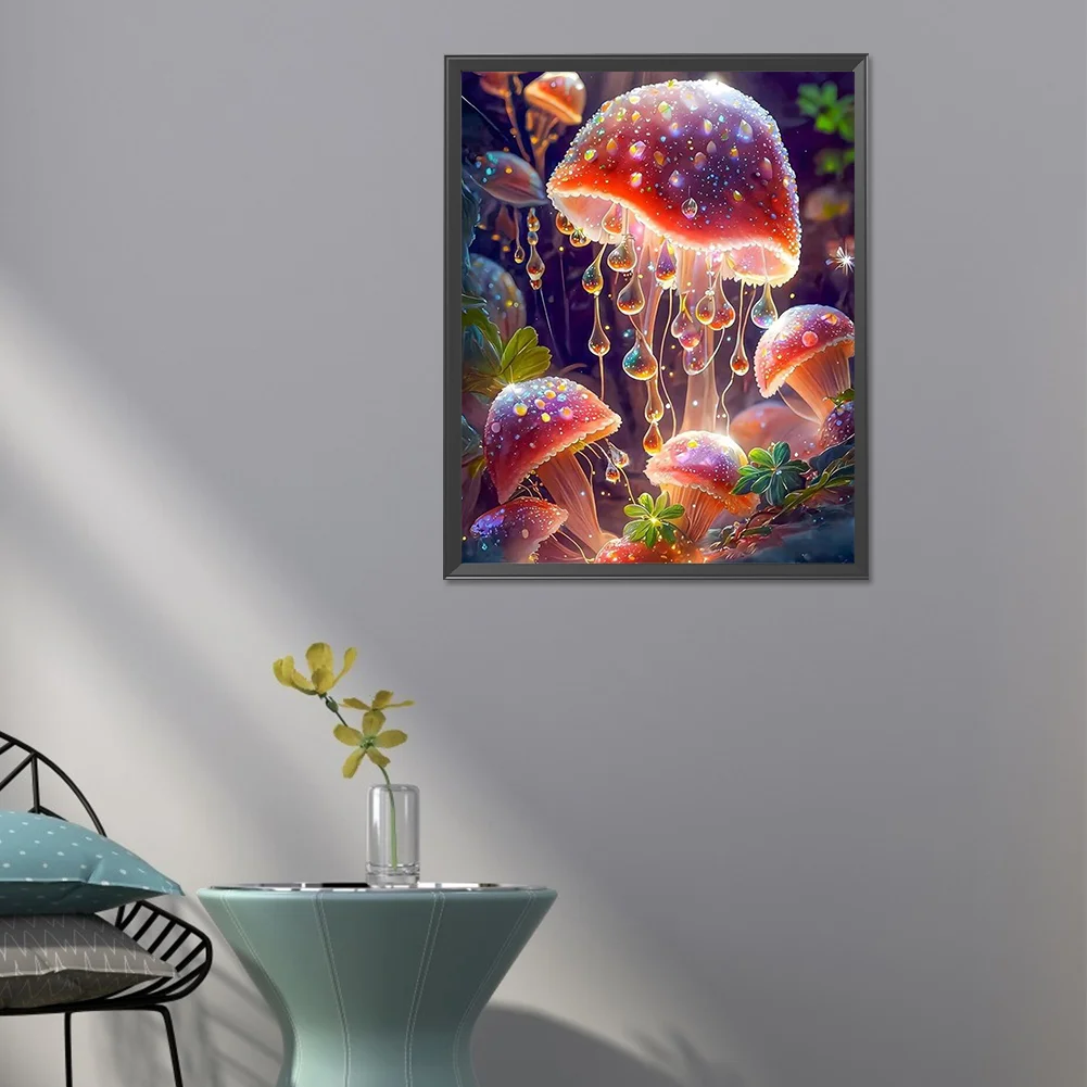 Diamond Painting - Full Round Drill - Mushroom(Canvas|40*50cm)