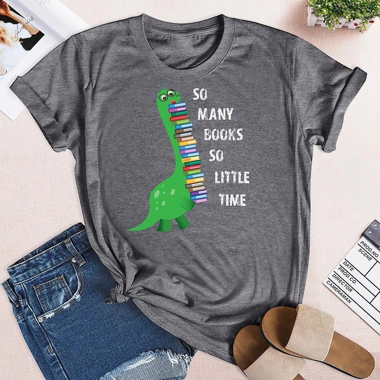 So Many Books So Little Time T-Shirt-03699-Annaletters