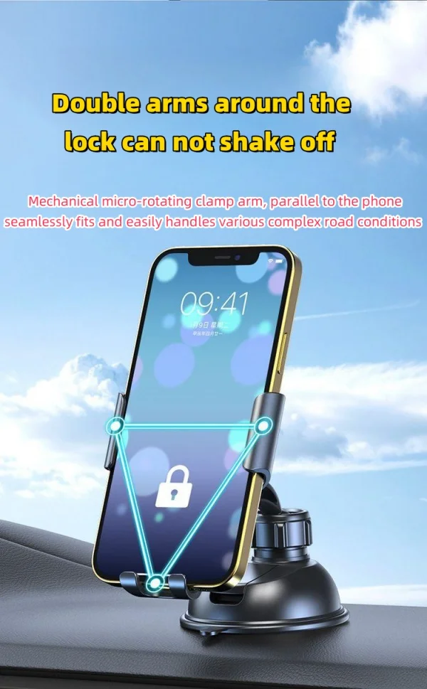 Car Dashboard Suction Cup Mobile Phone Holder