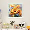 Sunflower Oil Painting-11CT Stamped Cross Stitch 40*40cm/15.75*15.75in tapestrymarket